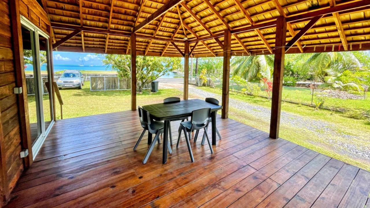 Raiatea - Bungalow Nautilus Lagoon Villa อุตูโรอา ภายนอก รูปภาพ