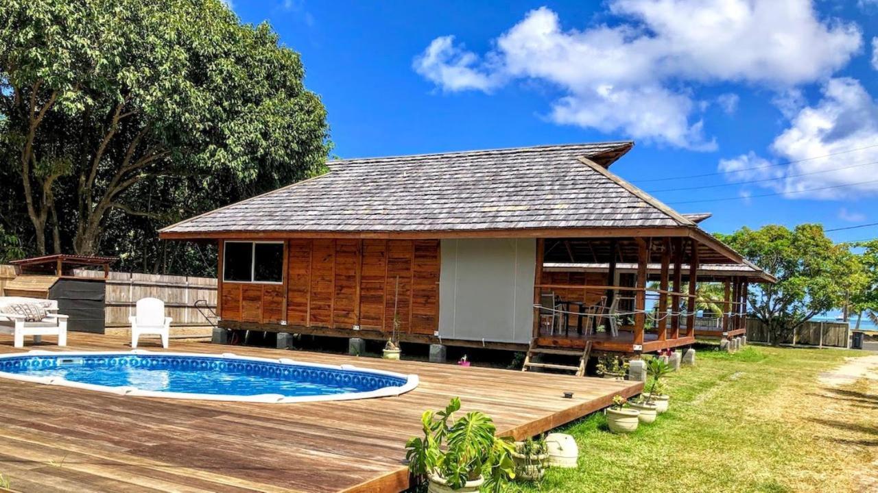 Raiatea - Bungalow Nautilus Lagoon Villa อุตูโรอา ภายนอก รูปภาพ